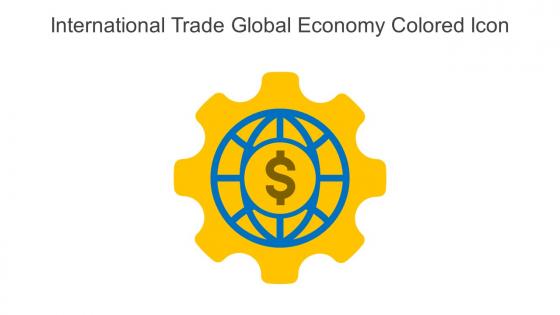 International Trade Global Economy Colored Icon In Powerpoint Pptx Png And Editable Eps Format