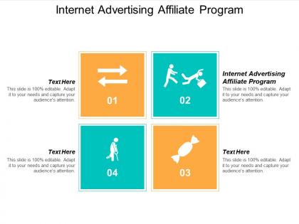 Internet advertising affiliate program ppt powerpoint presentation model styles cpb