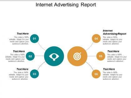 Internet advertising report ppt powerpoint presentation themes cpb