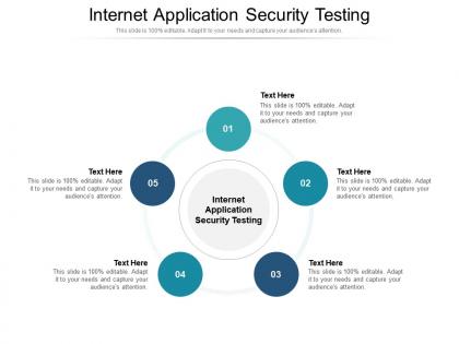Internet application security testing ppt powerpoint presentation model sample cpb