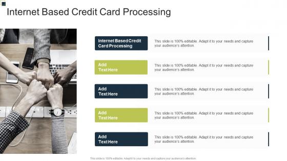 Internet Based Credit Card Processing In Powerpoint And Google Slides Cpb