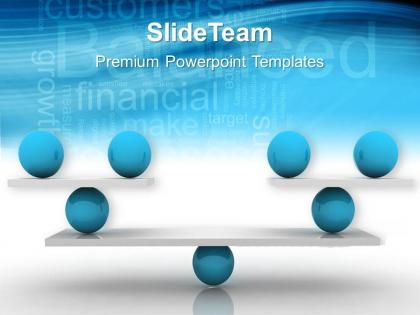 Internet business strategy powerpoint templates balance ppt slides