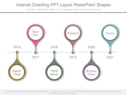 Internet checking ppt layout powerpoint shapes