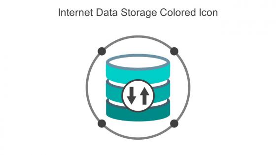 Internet Data Storage Colored Icon In Powerpoint Pptx Png And Editable Eps Format