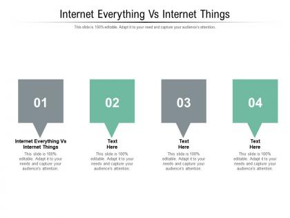 Internet everything vs internet things ppt powerpoint presentation gallery model cpb