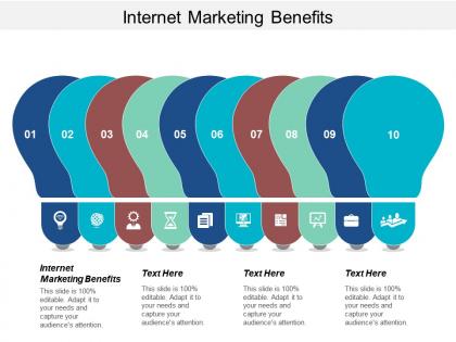 Internet marketing benefits ppt powerpoint presentation icon graphics download cpb