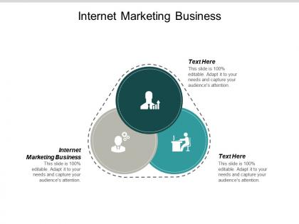 Internet marketing business ppt powerpoint presentation outline tips cpb