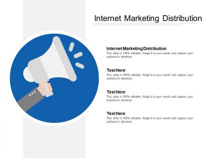 Internet marketing distribution ppt powerpoint presentation file background images cpb