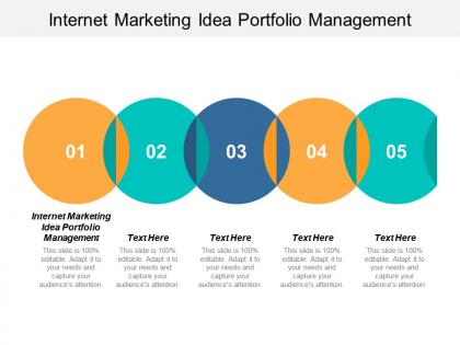 Internet marketing idea portfolio management ppt powerpoint presentation summary design ideas cpb