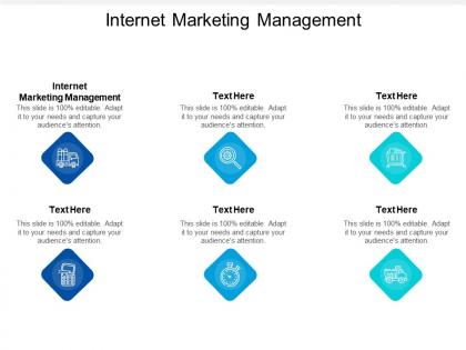 Internet marketing management ppt powerpoint presentation diagram lists cpb