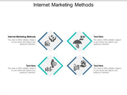 Internet marketing methods ppt powerpoint presentation styles infographics cpb
