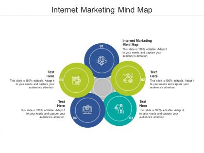 Internet marketing mind map ppt powerpoint presentation ideas vector cpb