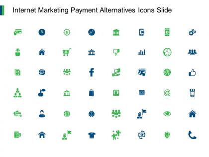 Internet marketing payment alternatives icons slide team i210 ppt powerpoint presentation
