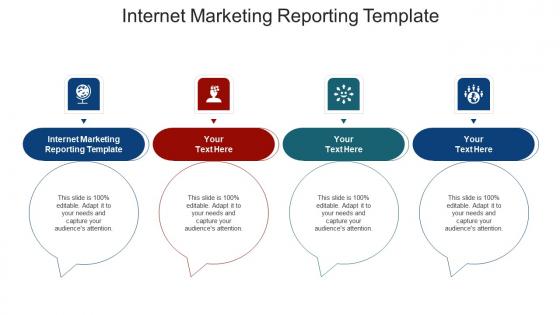 Internet marketing reporting template ppt powerpoint presentation show portrait cpb