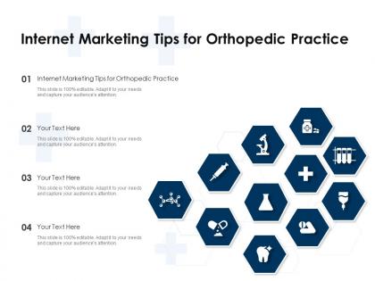 Internet marketing tips for orthopedic practice ppt powerpoint presentation professional template