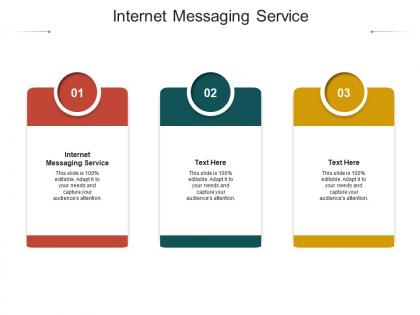 Internet messaging service ppt powerpoint presentation portfolio objects cpb