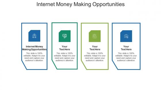 Internet money making opportunities ppt powerpoint presentation professional cpb