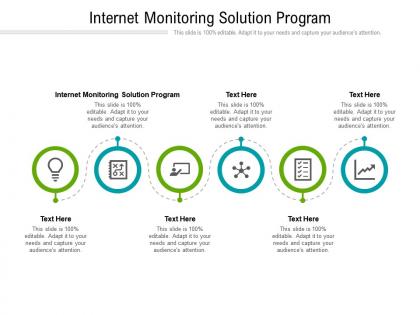 Internet monitoring solution program ppt powerpoint presentation inspiration graphics cpb