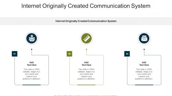 Internet Originally Created Communication System In Powerpoint And Google Slides Cpb