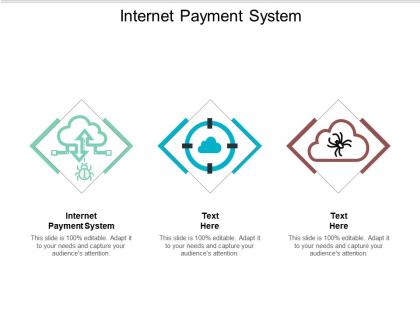 Internet payment system ppt powerpoint presentation professional example cpb