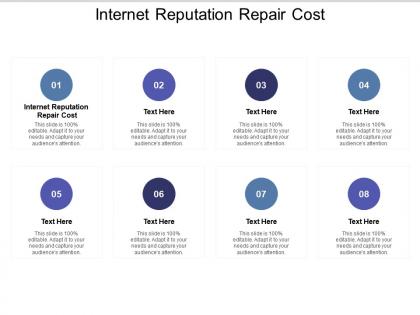 Internet reputation repair cost ppt powerpoint presentation infographic template sample cpb