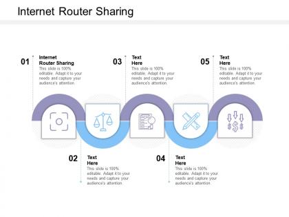 Internet router sharing ppt powerpoint presentation inspiration graphics example cpb