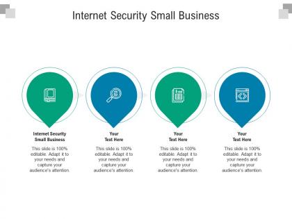 Internet security small business ppt powerpoint presentation portfolio design templates cpb