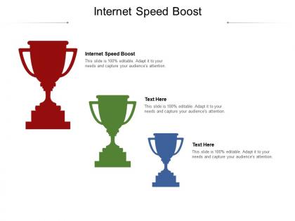 Internet speed boost ppt powerpoint presentation pictures visual aids cpb