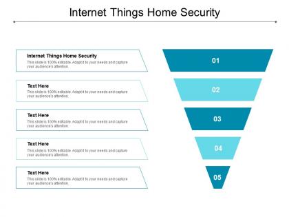 Internet things home security ppt powerpoint presentation icon portrait cpb