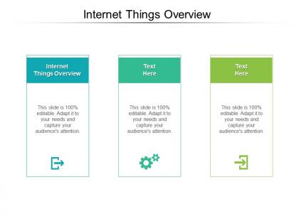 Internet things overview ppt powerpoint presentation influencers cpb