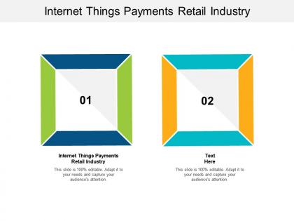 Internet things payments retail industry ppt powerpoint presentation infographic cpb