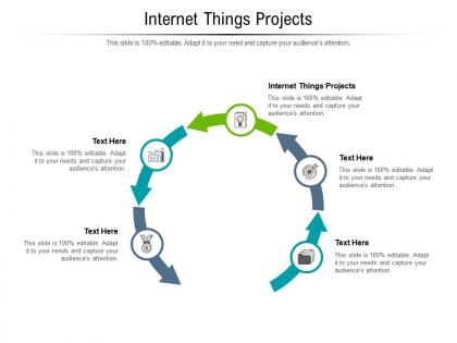 Internet things projects ppt powerpoint presentation gallery shapes cpb