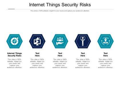 Internet things security risks ppt powerpoint presentation layouts display cpb