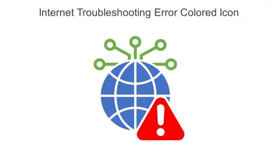 Internet Troubleshooting Error Colored Icon In Powerpoint Pptx Png And Editable Eps Format