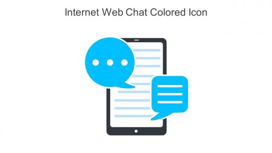 Internet Web Chat Colored Icon In Powerpoint Pptx Png And Editable Eps Format