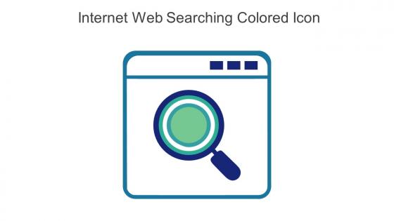 Internet Web Searching Colored Icon In Powerpoint Pptx Png And Editable Eps Format