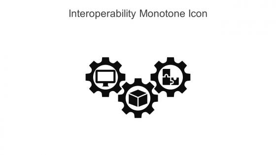 Interoperability Monotone Icon In Powerpoint Pptx Png And Editable Eps Format