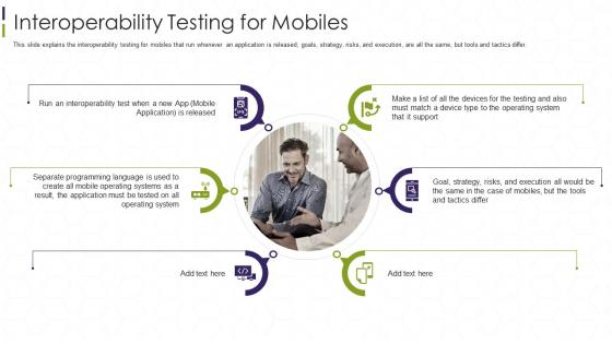 Interoperability Testing For Mobiles Interoperability Testing It