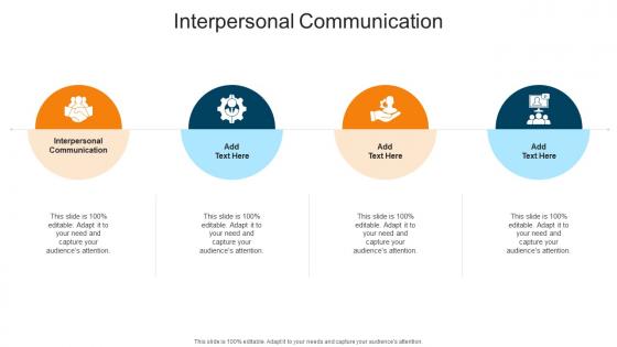Interpersonal Communication In Powerpoint And Google Slides Cpb