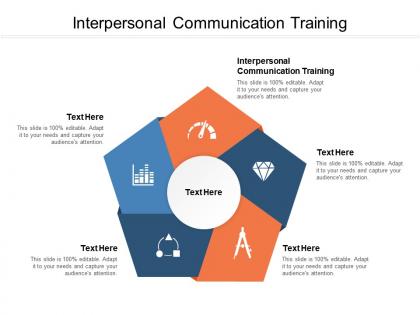 Interpersonal communication training ppt powerpoint outline visuals cpb