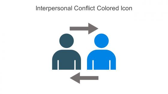 Interpersonal Conflict Colored Icon In Powerpoint Pptx Png And Editable Eps Format
