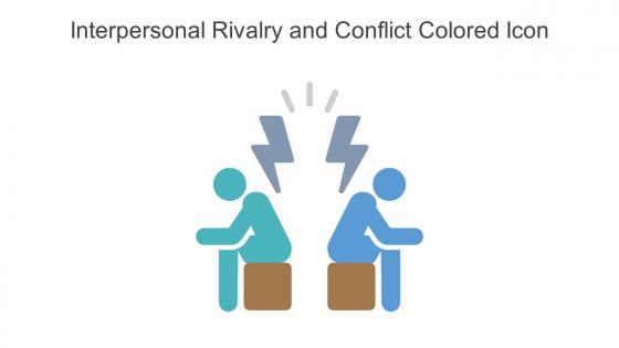 Interpersonal Rivalry And Conflict Colored Icon In Powerpoint Pptx Png And Editable Eps Format