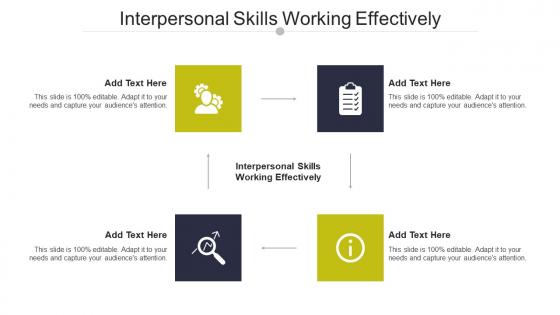 Interpersonal Skills Working Effectively Ppt Powerpoint Presentation Professional Example Cpb