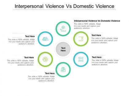 Interpersonal violence vs domestic violence ppt powerpoint presentation show design templates cpb