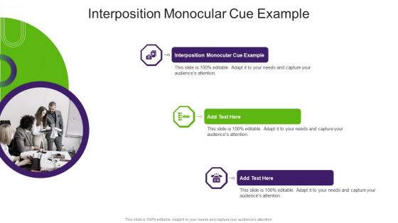 Interposition Monocular Cue Example In Powerpoint And Google Slides Cpb