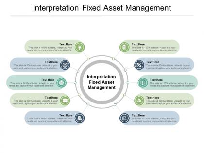 Interpretation fixed asset management ppt powerpoint presentation gallery picture cpb