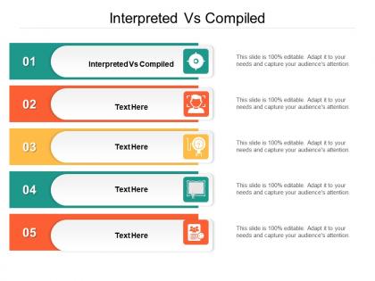 Interpreted vs compiled ppt powerpoint presentation layouts elements cpb