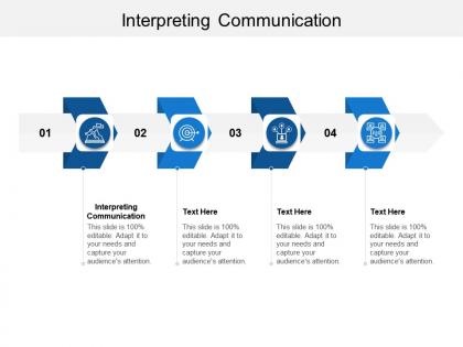 Interpreting communication ppt powerpoint presentation icon cpb