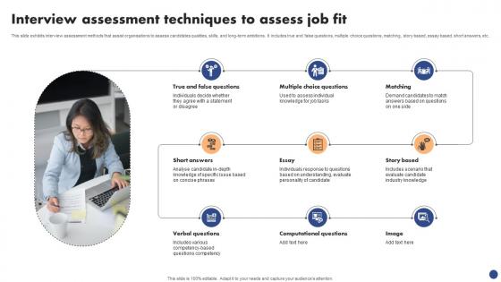Interview Assessment Techniques To Assess Job Fit