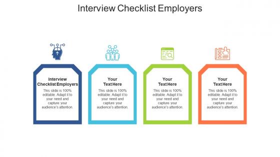 Interview checklist employers ppt powerpoint presentation slides gallery cpb
